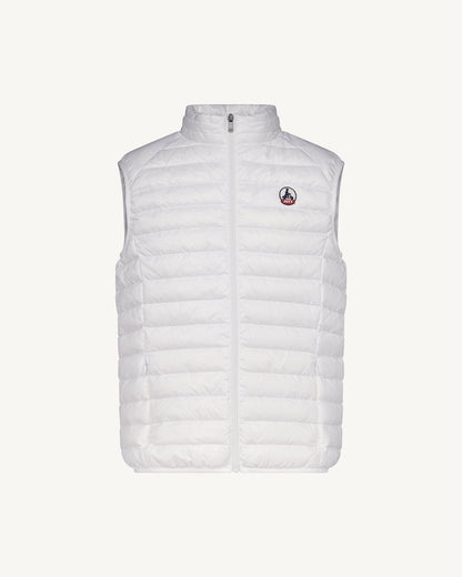 Doudoune sans manches Blanc Tom