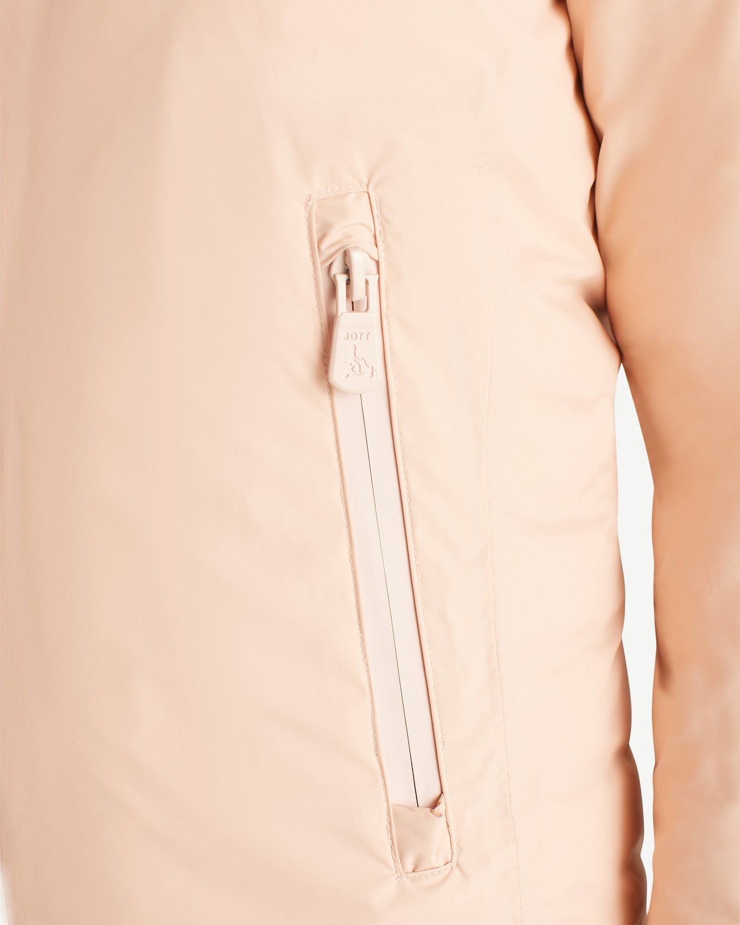 Doudoune réversible Rose pale/Aubergine Vienne